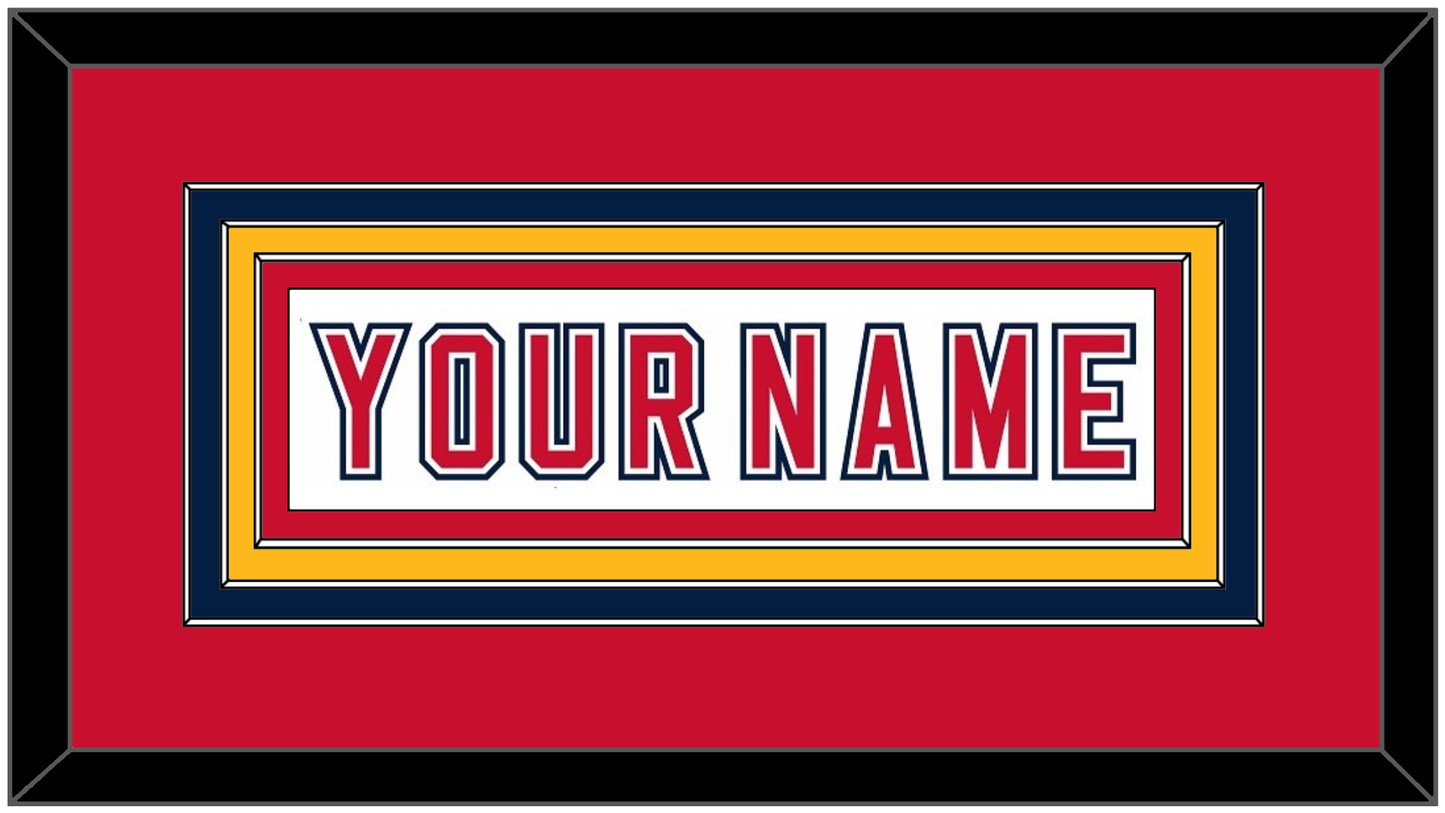Florida Nameplate - Road White (2006-2007) - Premier Tier 4