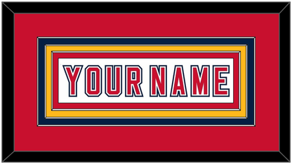 Florida Nameplate - Road White (2006-2007) - Premier Tier 4
