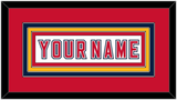 Florida Nameplate - Road White (2006-2007) - Triple Mat 4