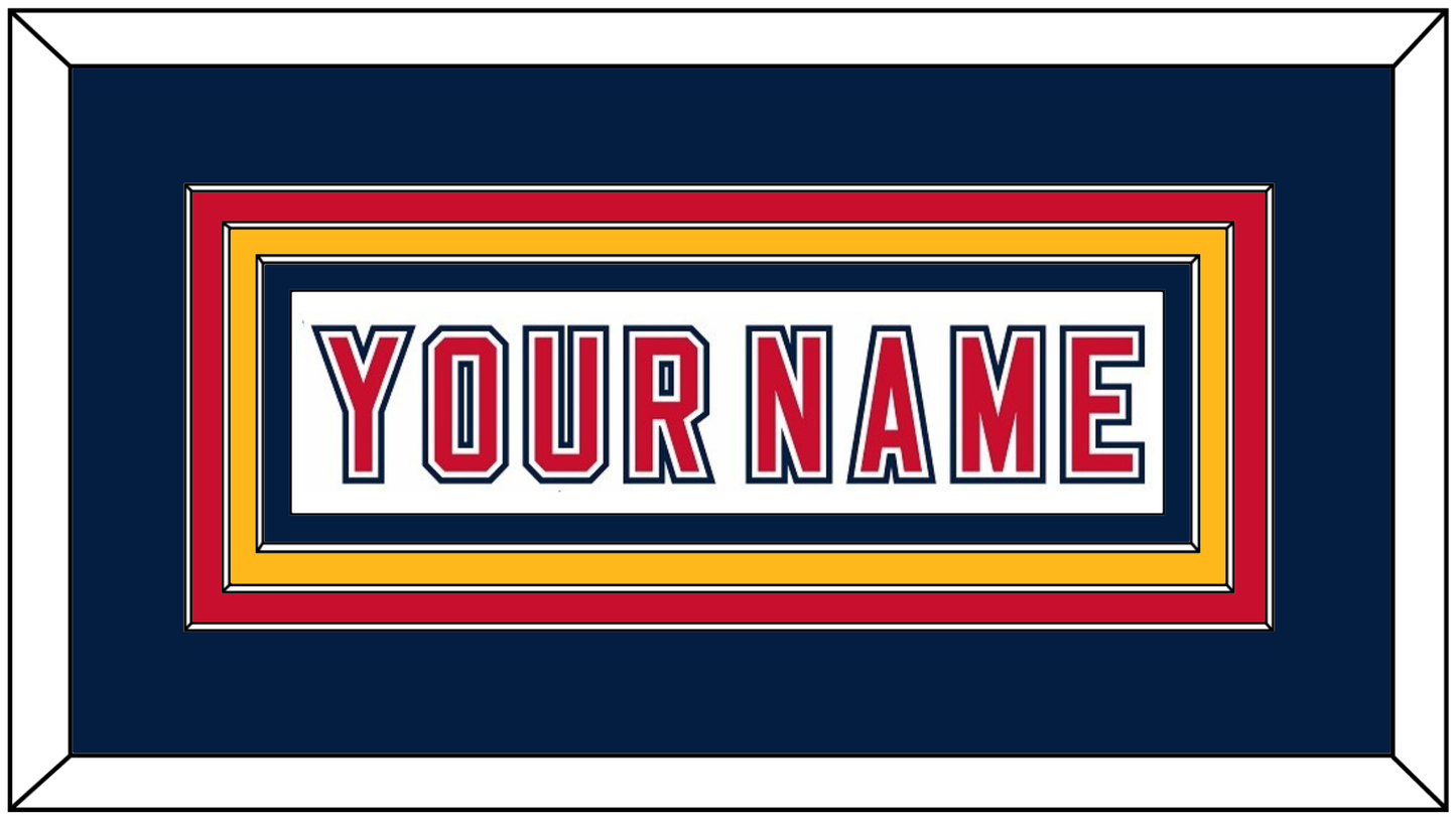 Florida Nameplate - Road White (2006-2007) - Premier Tier 5