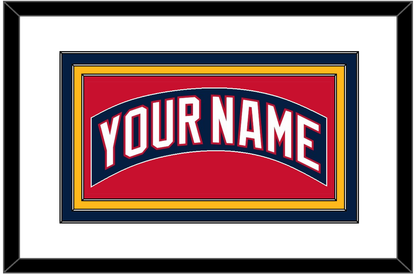 Florida Nameplate - Home Blue (2003-2006) - Premier Tier 1