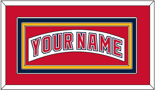 Florida Nameplate - Road White (2003-2006) - Premier Tier 3
