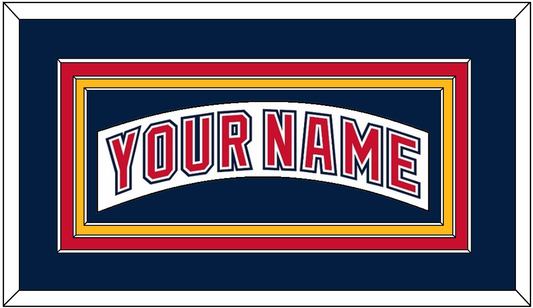Florida Nameplate - Road White (2003-2006) - Premier Tier 4