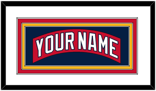 Florida Nameplate - Road Red (1998-2003) - Premier Tier 1