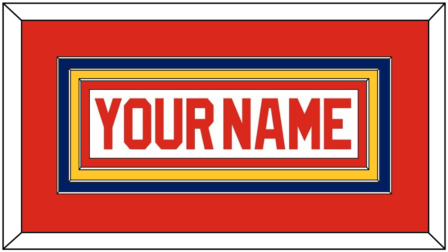 Florida Nameplate - Home White (1993-1998) - Premier Tier 4