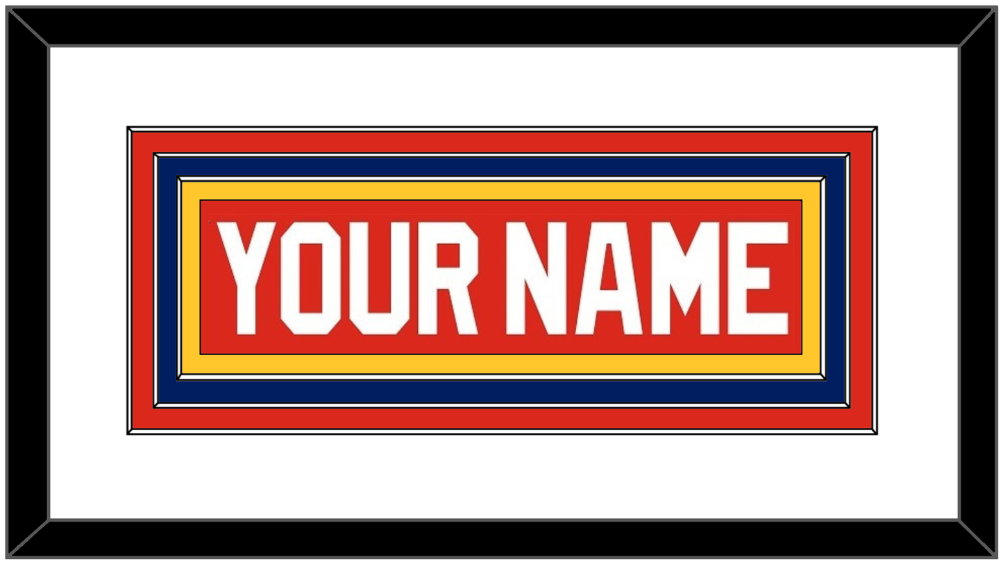 Florida Nameplate - Road Red (1993-1998) - Premier Tier 1