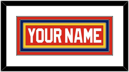 Florida Nameplate - Road Red (1993-1998) - Premier Tier 1