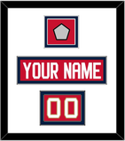 Florida Nameplate, Number (Shoulder) & Stanley Cup Finals Patch - Home Red - Double Mat 1