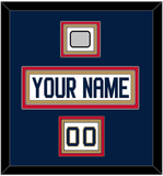 Florida Nameplate, Number (Shoulder) & Back 2 Back Stanley Cup Champions Patch - Road White - Triple Mat 4