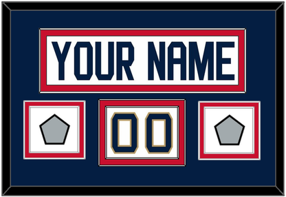 Florida Nameplate, Number (Shoulder) & 2 Stanley Cup Champions Patches - Road White - Signature Tier 3