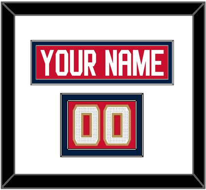 Florida Nameplate & Number (Shoulder) - Home Red (2017-2020) - Signature Tier 1