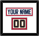 Florida Nameplate & Number (Shoulder) - Road White (2017-2020) - Double Mat 1