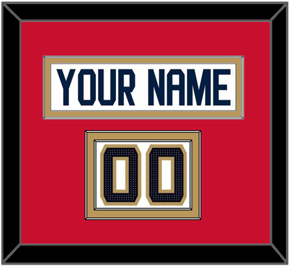 Florida Nameplate & Number (Shoulder) - Road White (2017-2020) - Signature Tier 2