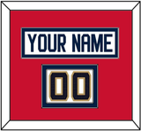 Florida Nameplate & Number (Shoulder) - Road White (2017-2020) - Double Mat 3