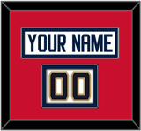 Florida Nameplate & Number (Shoulder) - Road White (2017-2020) - Double Mat 3