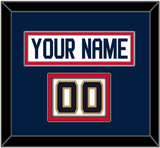 Florida Nameplate & Number (Shoulder) - Road White (2017-2020) - Double Mat 4