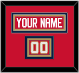 Florida Nameplate & Number (Shoulder) - Home Red (2017-2020) - Triple Mat 2