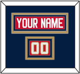 Florida Nameplate & Number (Shoulder) - Home Red (2017-2020) - Triple Mat 3