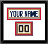 Florida Nameplate & Number (Shoulder) - Road White (2017-2020) - Triple Mat 1