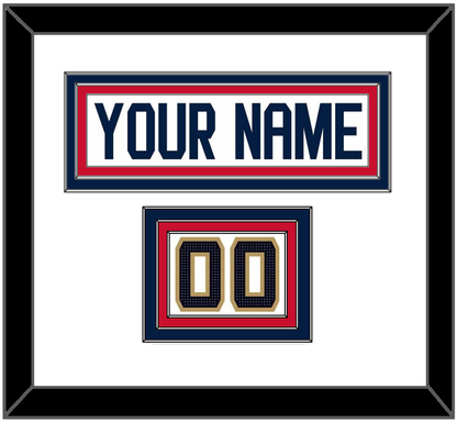 Florida Nameplate & Number (Shoulder) - Road White (2017-2020) - Premier Tier 2
