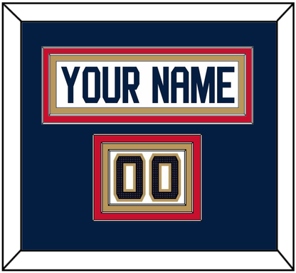 Florida Nameplate & Number (Shoulder) - Road White (2017-2020) - Premier Tier 4