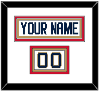 Florida Nameplate & Number (Shoulder) - Road White (2016-2017) - Premier Tier 1