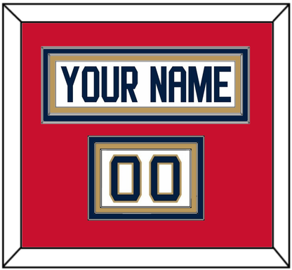 Florida Nameplate & Number (Shoulder) - Road White (2016-2017) - Premier Tier 3