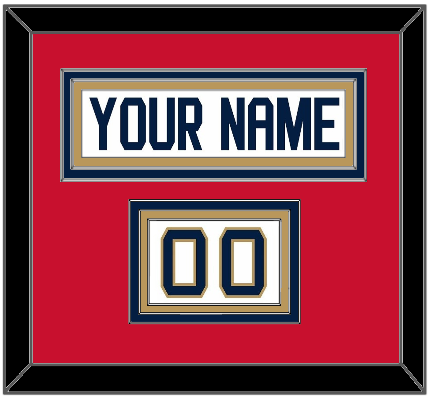 Florida Nameplate & Shoulder Number