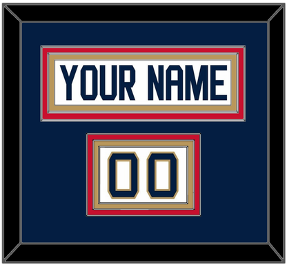 Florida Nameplate & Number (Shoulder) - Road White (2016-2017) - Premier Tier 4