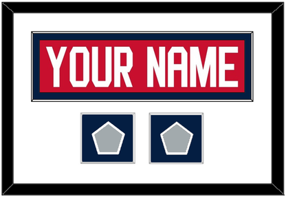 Florida Nameplate & 2 Stanley Cup Champions Patches - Home Red - Essential Tier 1