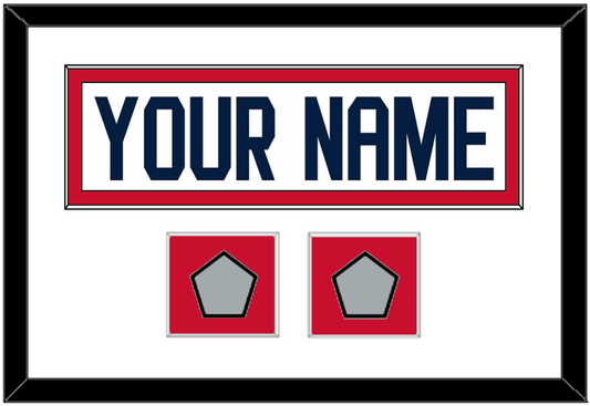 Florida Nameplate & 2 Stanley Cup Finals Patches - Road White - Essential Tier 1
