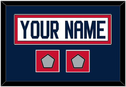 Florida Nameplate & 2 Stanley Cup Finals Patches - Road White - Essential Tier 5
