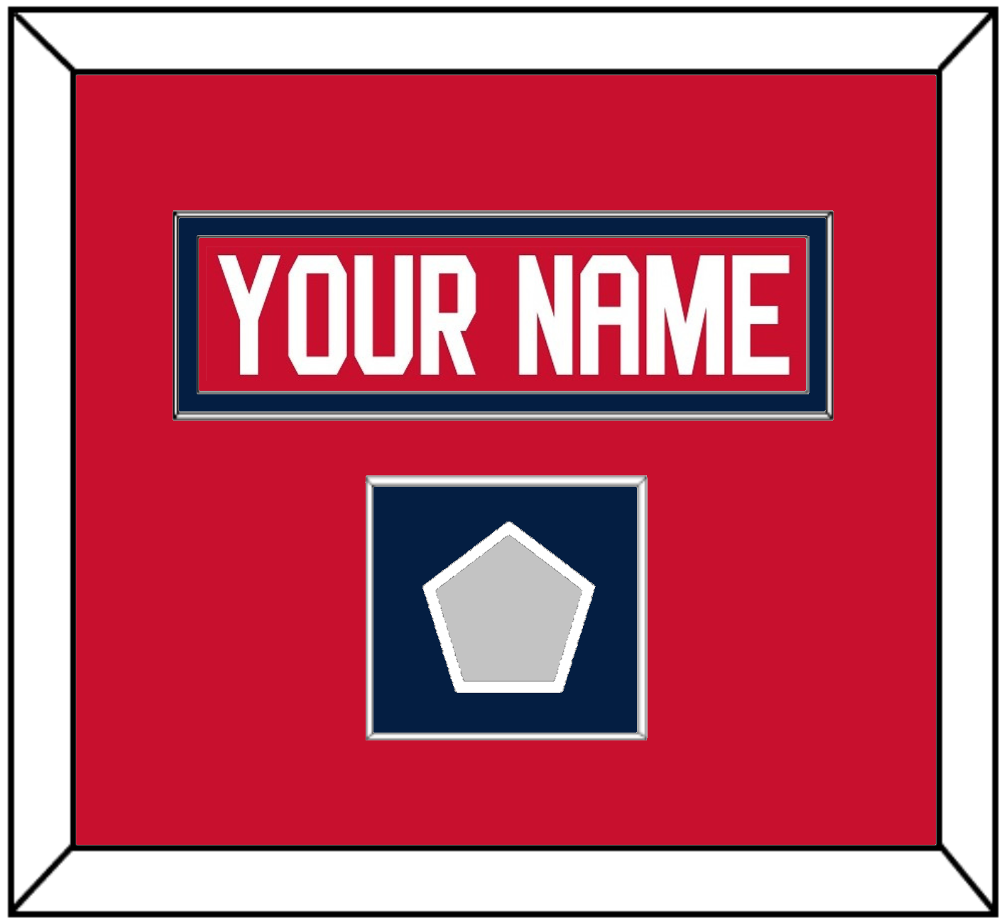 Florida Nameplate & Back To Back Stanley Cup Champions Patch - Home Red - Essential Tier 2