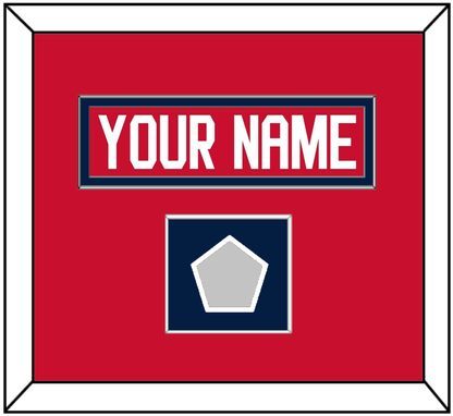 Florida Nameplate & Back To Back Stanley Cup Champions Patch - Home Red - Essential Tier 2