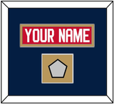 Florida Nameplate & Stanley Cup Champions Patch - Home Red - Single Mat 3