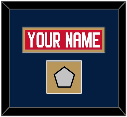 Florida Nameplate & Stanley Cup Champions Patch - Home Red - Essential Tier 3