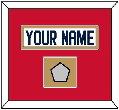 Florida Nameplate & Back To Back Stanley Cup Champions Patch - Road White - Essential Tier 2