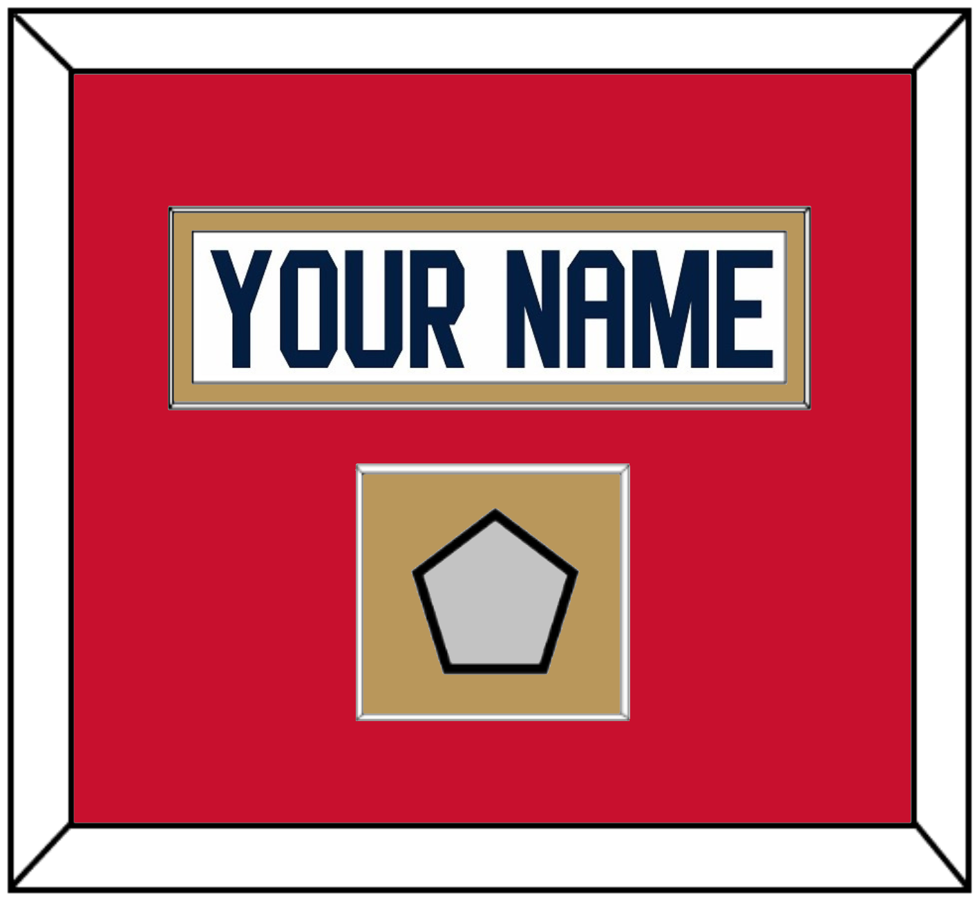 Florida Nameplate & Stanley Cup Champions Patch - Road White - Essential Tier 2