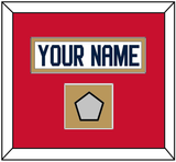 Florida Nameplate & Stanley Cup Champions Patch - Road White - Single Mat 2