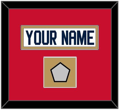 Florida Nameplate & Stanley Cup Finals Patch - Road White - Essential Tier 2