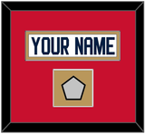 Florida Nameplate & Stanley Cup Champions Patch - Road White - Single Mat 2