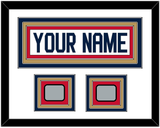 Florida Nameplate & 2 Stanley Cup Finals Patches - Road White - Triple Mat 1