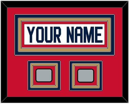 Florida Nameplate & 2 Stanley Cup Champions Patches - Road White - Premier Tier 3