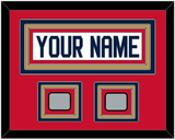 Florida Nameplate & 2 Stanley Cup Champions Patches - Road White - Triple Mat 3