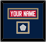 Florida Nameplate & Stanley Cup Finals Patch - Home Red - Double Mat 5