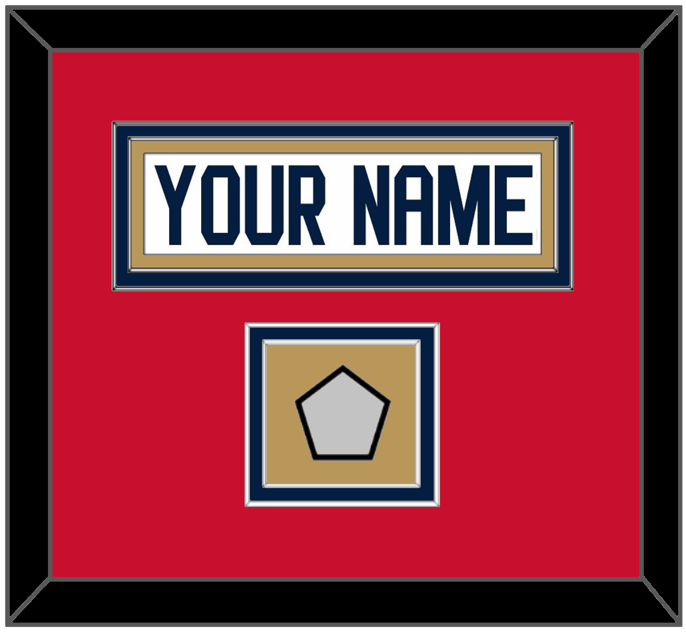 Florida Nameplate & Back To Back Stanley Cup Champions Patch - Road White - Signature Tier 2