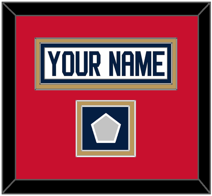 Florida Nameplate & Stanley Cup Champions Patch - Road White - Signature Tier 3