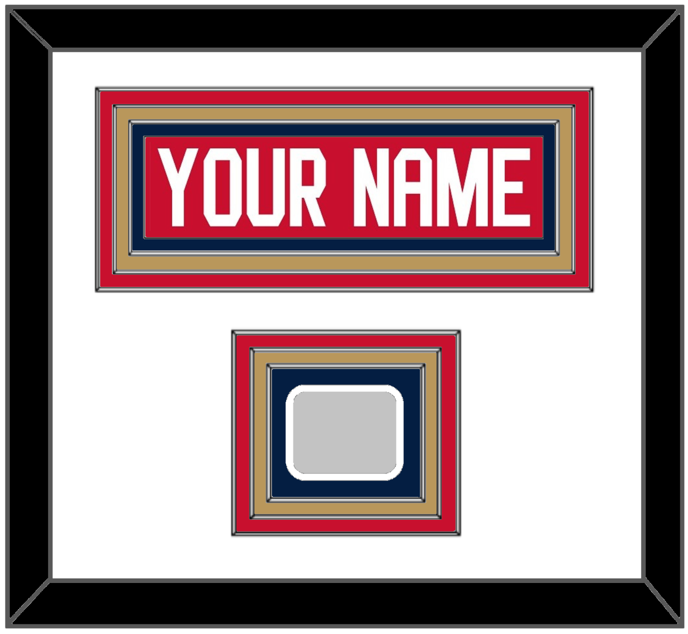 Florida Nameplate & Stanley Cup Champions Patch - Home Red - Premier Tier 1