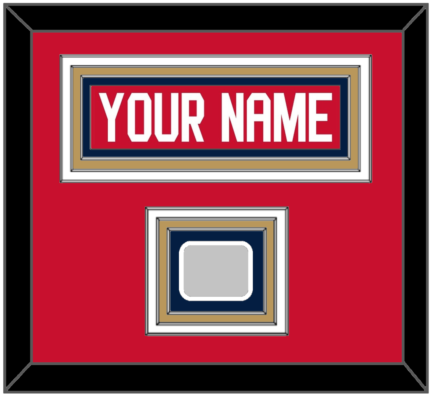 Florida Nameplate & Stanley Cup Finals Patch - Home Red - Premier Tier 2