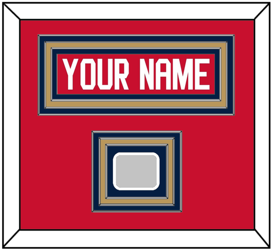 Florida Nameplate & Stanley Cup Finals Patch - Home Red - Premier Tier 3